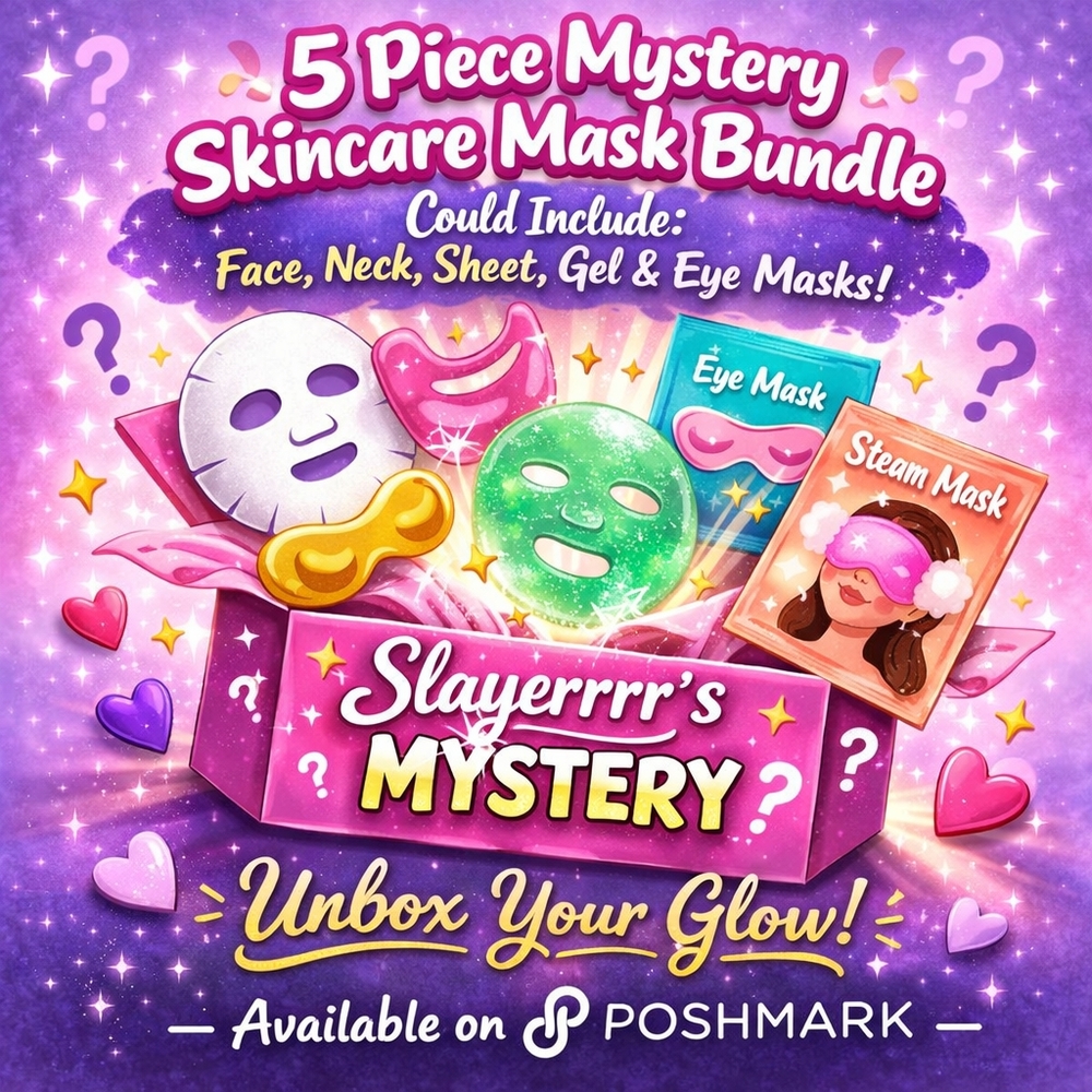 Slayerrrr's Pink 5-Piece Mystery Skincare Mask Bundle
